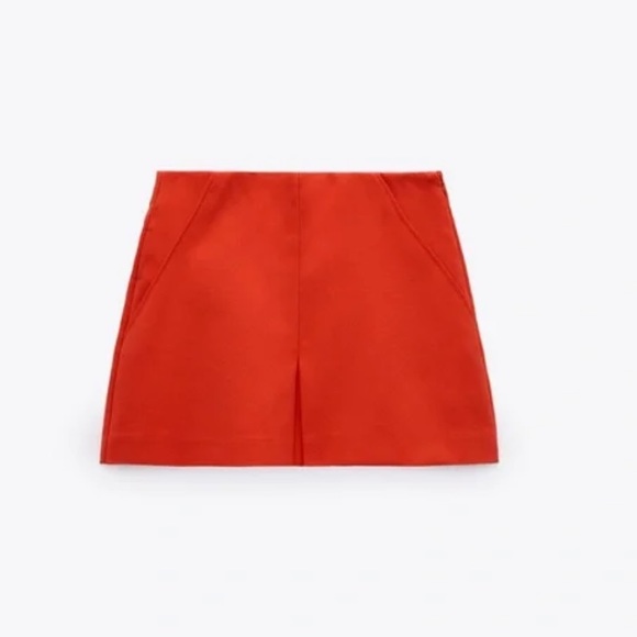 Zara Coral/ Red Skort - Picture 3 of 8